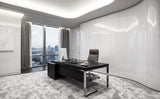 ROSEROSA High-Gloss Solid Pearl Architectural Film DGP425 - Peel and Stick Luminous Vinyl Wrap for Modern Cabinetry & Luxury Interiors