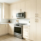 ROSEROSA Peel and Stick Natural Faux Wood Architectural Film Self-adhesive Wallpaper Door Wrap Counter Top Border Mirror Molding Trim DW102