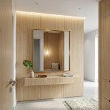 ROSEROSA Peel and Stick Natural Faux Architectural Film Self-adhesive Wallpaper Door Wrap Counter Top Border Mirror Molding Trim DW104