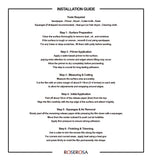 ROSEROSA Peel and Stick Glossy Faux Marble Architectural Film Self-adhesive Wallpaper Door Wrap Counter Top Border Mirror Molding Trim PGS4010