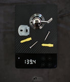 ECKOREA® Polished Chrome Robe & Towel Hook ECK-205O, Durable Zinc Alloy, Wall-Mounted, Screw-in