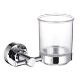 ECKOREA® Polished Chrome Tumbler Holder ECK-280C, Tumbler Included, Durable Zinc Alloy, Wall-Mounted, Screw-in