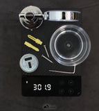 ECKOREA® Polished Chrome Tumbler Holder ECK-280C, Tumbler Included, Durable Zinc Alloy, Wall-Mounted, Screw-in