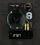 ECKOREA® Polished Black Pearl Soap Dish Holder ECK-300B-BP, Soap Dish Included, Durable Zinc Alloy, Wall-Mounted, Screw-in