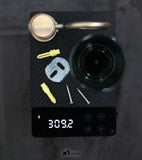 ECKOREA® Hair Line Bronze Tumbler Holder ECK-300C-BZ, Tumbler Included, Durable Zinc Alloy, Wall-Mounted, Screw-in