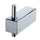 ECKOREA® Polished Chrome Robe & Towel Hook ECK-340O, Durable Zinc Alloy, Wall-Mounted, Screw-in