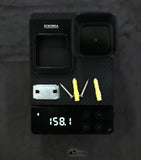 ECKOREA® Matte Black Tumbler Holder ECK-405C-BK, Tumbler Included, Durable Zinc Alloy, Wall-Mounted, Screw-in