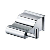 ECKOREA® Polished Chrome Robe & Towel Hook ECK-600O, Durable Zinc Alloy, Wall-Mounted, Screw-in