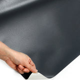 ROSEROSA Peel and Stick Brushed Faux Metal Architectural Film Self-Adhesive Vinyl Film Wallpaper Door Wrap Counter Top Border Mirror Molding Trim ED152