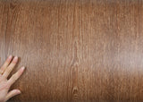 ROSEROSA Faux Deluxe Wood Architectural Film EP196 - Peel and Stick Wood Grain Vinyl Wrap for Door Wrapping & Commercial Interior