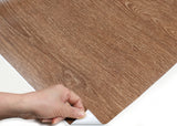 ROSEROSA Faux Deluxe Wood Architectural Film EP196 - Peel and Stick Wood Grain Vinyl Wrap for Door Wrapping & Commercial Interior
