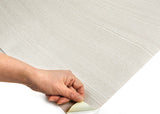 ROSEROSA Faux Ash Wood Architectural Film EP216 - Peel and Stick Wood Grain Vinyl Wrap for Furniture Upcycling & Residential Interiors