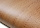 ROSEROSA Faux Teak Wood Architectural Film EP555 - Peel and Stick Wood Grain Vinyl Wrap for Door Wrapping & Commercial Interior