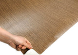 ROSEROSA Faux Oak Wood Architectural Film EP806 - Peel and Stick Wood Grain Vinyl Wrap for Door Wrapping & Commercial Interior