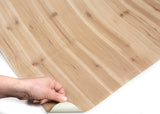ROSEROSA Sliced Faux Cedar Wood Architectural Film EP836 - Peel and Stick Slat Wood Vinyl Wrap for Surface Resurfacing & Commercial Interior