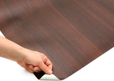 ROSEROSA Faux Walnut Wood Architectural Film EP876 - Peel and Stick Wood Grain Vinyl Wrap for Furniture Upcycling & Luxury Interiors