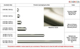 ROSEROSA Faux Stainless Steel Architectural Film HL235 – Peel and Stick Self-Adhesive Vinyl Wrap for Commercial & Professional Interiors