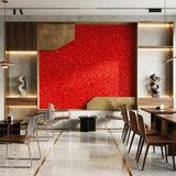ROSEROSA Glitter Sand Architectural Film K012 - Peel and Stick Stardust Shimmer Vinyl Wrap for Boutique Pedestals & Commercial Accents