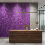 ROSEROSA Glitter Sand Architectural Film K016 - Peel and Stick Stardust Shimmer Vinyl Wrap for Boutique Pedestals & Commercial Accents