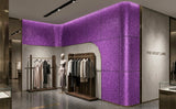 ROSEROSA Glitter Sand Architectural Film K016 - Peel and Stick Stardust Shimmer Vinyl Wrap for Boutique Pedestals & Commercial Accents