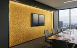 ROSEROSA Glitter Sand Architectural Film K017 - Peel and Stick Stardust Shimmer Vinyl Wrap for Boutique Pedestals & Commercial Accents