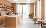 ROSEROSA Faux Cherry Wood Architectural Film KW101 - Peel and Stick Wood Grain Vinyl Wrap for Commercial Spaces & Interior Accents