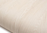 ROSEROSA Faux Ash Wood Architectural Film KW236 - Peel and Stick Wood Grain Vinyl Wrap for Furniture Upcycling & Residential Interiors