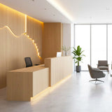 ROSEROSA Faux Teak Wood Architectural Film KW242 - Peel and Stick Wood Grain Vinyl Wrap for Commercial Interior & Furniture Upcycling