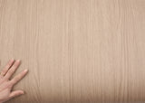 ROSEROSA Faux Oak Wood Architectural Film KW315 - Peel and Stick Wood Grain Vinyl Wrap for Door Wrapping & Commercial Interior