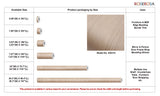 ROSEROSA Faux Oak Wood Architectural Film KW315 - Peel and Stick Wood Grain Vinyl Wrap for Door Wrapping & Commercial Interior