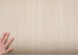 ROSEROSA Faux Oak Wood Architectural Film KW317 - Peel and Stick Wood Grain Vinyl Wrap for Door Wrapping & Commercial Interior