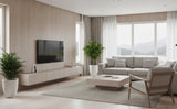 ROSEROSA Faux Elm Wood Architectural Film KW331 - Peel and Stick Wood Grain Vinyl Wrap for Minimalist Decor & Serene Interiors