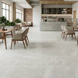 ROSEROSA Peel and Stick Rigid Core Stone Pattern Floor Tiles ECK-201 | Waterproof Durable Vinyl Flooring for Commercial & Residential Spaces