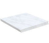 ROSEROSA Peel and Stick Rigid Core Marble Pattern Floor Tiles ECK-301 | Waterproof Durable Vinyl Flooring for Commercial & Residential Spaces