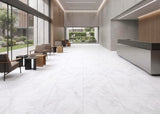 ROSEROSA Peel and Stick Rigid Core Marble Pattern Floor Tiles ECK-301 | Waterproof Durable Vinyl Flooring for Commercial & Residential Spaces