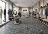 ROSEROSA Peel and Stick Rigid Core Marble Pattern Floor Tiles ECK-303 | Waterproof Durable Vinyl Flooring for Commercial & Residential Spaces