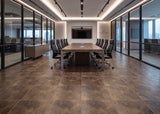 ROSEROSA Peel and Stick Rigid Core Marble Pattern Floor Tiles ECK-403 | Waterproof Durable Vinyl Flooring for Commercial & Residential Spaces