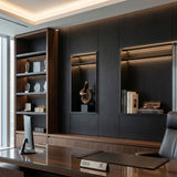 ROSEROSA Peel and Stick Faux Leather Architectural Film Self-adhesive Vinyl Film Wallpaper Door Wrap Counter Top Border Mirror Molding Trim LW414