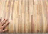 ROSEROSA Panel Faux Wood Architectural Film LW497 - Peel and Stick Slat Wood Vinyl Wrap for Residential Interior & Commercial Accents