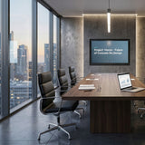 ROSEROSA Peel and Stick Faux Concrete Architectural Film Self-adhesive Vinyl Film Wallpaper Door Wrap Counter Top Border Mirror Molding Trim LW822