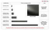 ROSEROSA Solid Faux Metal Architectural Film MG240 - Peel and Stick Self-Adhesive Vinyl Wrap for Commercial & Furniture Refacing