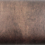 ROSEROSA Peel and Stick Rust Faux Metal Architectural Film Self-adhesive Wallpaper Door Wrap Counter Top Border Mirror Molding Trim MG265