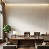 ROSEROSA Peel and Stick PVC Stripe Faux Metal Architectural Film Self-adhesive Wallpaper Door Wrap Counter Top Border Mirror Molding Trim NI1002