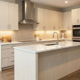 ROSEROSA Peel and Stick PVC Stripe Faux Metal Architectural Film Self-adhesive Wallpaper Door Wrap Counter Top Border Mirror Molding Trim NI1002