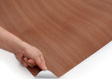 ROSEROSA Faux Cherry Wood Architectural Film PG565 - Peel and Stick Wood Grain Vinyl Wrap for Commercial Spaces & Interior Accents