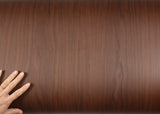 ROSEROSA Faux Cherry Wood Architectural Film PG615 - Peel and Stick Wood Grain Vinyl Wrap for Commercial Spaces & Interior Accents