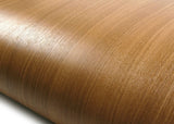 ROSEROSA Faux Teak Wood Architectural Film PG697 - Peel and Stick Wood Grain Vinyl Wrap for Commercial Interior & Furniture Upcycling