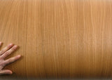 ROSEROSA Faux Teak Wood Architectural Film PG697 - Peel and Stick Wood Grain Vinyl Wrap for Commercial Interior & Furniture Upcycling