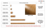 ROSEROSA Faux Teak Wood Architectural Film PG697 - Peel and Stick Wood Grain Vinyl Wrap for Commercial Interior & Furniture Upcycling