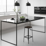 ROSEROSA Peel and Stick Glossy Faux Marble Architectural Film Self-adhesive Wallpaper Door Wrap Counter Top Border Mirror Molding Trim PGS4010